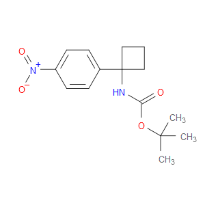 TERT-BUTYL (1-(4-NITROPHENYL)CYCLOBUTYL)CARBAMATE