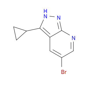 5-BROMO-3-CYCLOPROPYL-1H-PYRAZOLO[3,4-B]PYRIDINE