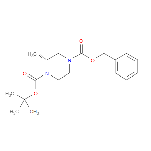 (R)-4-BENZYL 1-BOC-2-METHYLPIPERAZINE-4-CARBOXYLATE