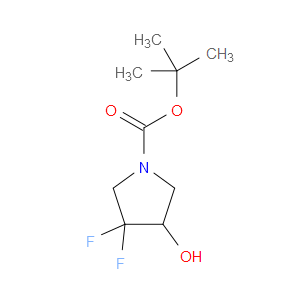 TERT-BUTYL 3,3-DIFLUORO-4-HYDROXYPYRROLIDINE-1-CARBOXYLATE - Click Image to Close