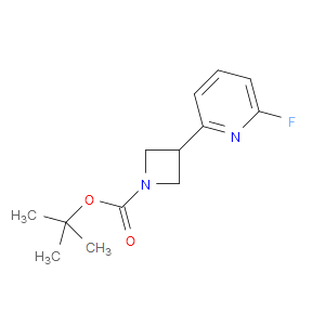 TERT-BUTYL 3-(6-FLUOROPYRIDIN-2-YL)AZETIDINE-1-CARBOXYLATE - Click Image to Close