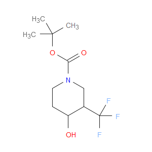 TERT-BUTYL 4-HYDROXY-3-(TRIFLUOROMETHYL)PIPERIDINE-1-CARBOXYLATE - Click Image to Close