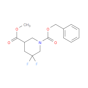 1-BENZYL 3-METHYL 5,5-DIFLUOROPIPERIDINE-1,3-DICARBOXYLATE