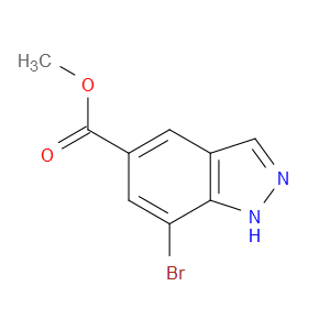 METHYL 7-BROMO-1H-INDAZOLE-5-CARBOXYLATE - Click Image to Close