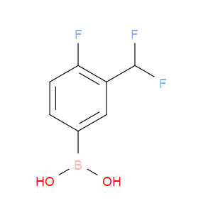 (3-(DIFLUOROMETHYL)-4-FLUOROPHENYL)BORONIC ACID