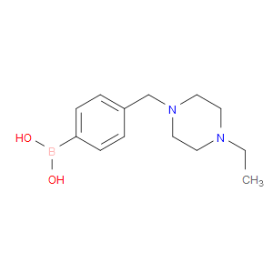 4-((4-ETHYLPIPERAZIN-1-YL)METHYL)PHENYLBORONIC ACID - Click Image to Close