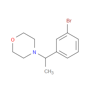 4-(1-(3-BROMOPHENYL)ETHYL)MORPHOLINE