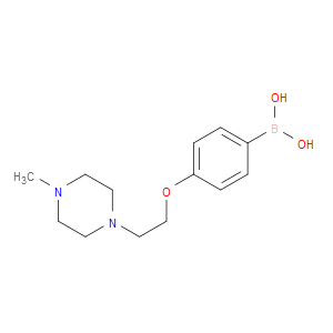 4-(2-(4-METHYLPIPERAZIN-1-YL)ETHOXY)PHENYLBORONIC ACID
