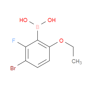 (3-BROMO-6-ETHOXY-2-FLUOROPHENYL)BORONIC ACID