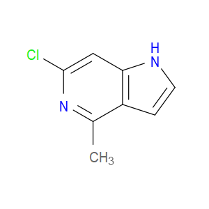 6-CHLORO-4-METHYL-1H-PYRROLO[3,2-C]PYRIDINE