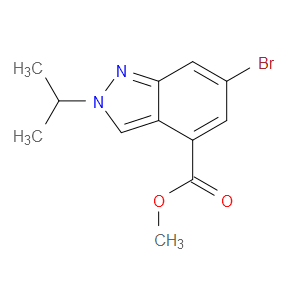 METHYL 6-BROMO-2-(PROPAN-2-YL)-2H-INDAZOLE-4-CARBOXYLATE - Click Image to Close