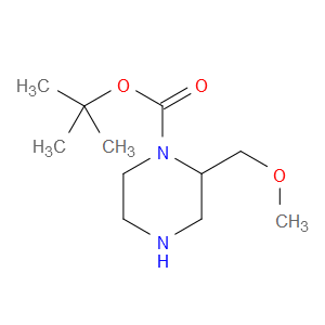 TERT-BUTYL 2-(METHOXYMETHYL)PIPERAZINE-1-CARBOXYLATE