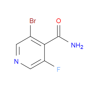 3-BROMO-5-FLUOROISONICOTINAMIDE - Click Image to Close