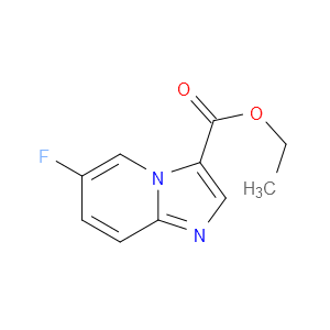 ETHYL 6-FLUOROIMIDAZO[1,2-A]PYRIDINE-3-CARBOXYLATE