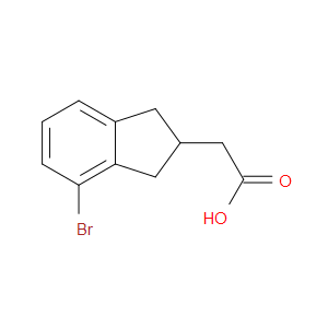 2-(4-BROMO-2,3-DIHYDRO-1H-INDEN-2-YL)ACETIC ACID