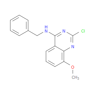 N-BENZYL-2-CHLORO-8-METHOXYQUINAZOLIN-4-AMINE