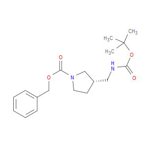 S-1-CBZ-3-(BOC-AMINOMETHYL)-PYRROLIDINE - Click Image to Close
