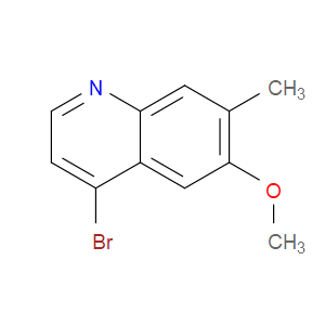 4-BROMO-6-METHOXY-7-METHYLQUINOLINE - Click Image to Close