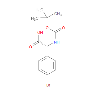 (2R)-2-[(TERT-BUTOXY)CARBONYLAMINO]-2-(4-BROMOPHENYL)ACETIC ACID