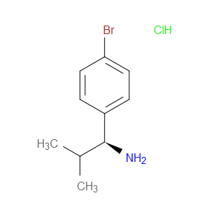 (S)-1-(4-BROMOPHENYL)-2-METHYLPROPAN-1-AMINE HYDROCHLORIDE