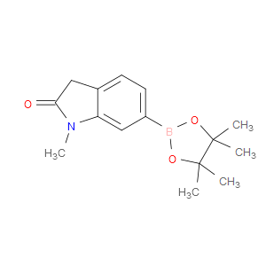 1-METHYL-6-(TETRAMETHYL-1,3,2-DIOXABOROLAN-2-YL)-2,3-DIHYDRO-1H-INDOL-2-ONE