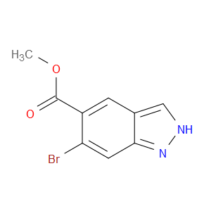 METHYL 6-BROMO-1H-INDAZOLE-5-CARBOXYLATE - Click Image to Close