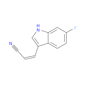 (Z)-3-(6-FLUORO-1H-INDOL-3-YL)ACRYLONITRILE