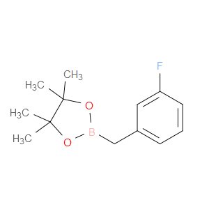 2-(3-FLUOROBENZYL)-4,4,5,5-TETRAMETHYL-1,3,2-DIOXABOROLANE