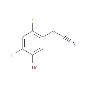 2-(5-BROMO-2-CHLORO-4-FLUOROPHENYL)ACETONITRILE