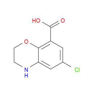 6-CHLORO-3,4-DIHYDRO-2H-BENZO[B][1,4]OXAZINE-8-CARBOXYLIC ACID