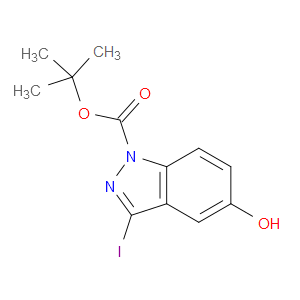TERT-BUTYL 5-HYDROXY-3-IODO-1H-INDAZOLE-1-CARBOXYLATE - Click Image to Close