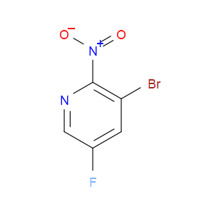 3-BROMO-5-FLUORO-2-NITROPYRIDINE