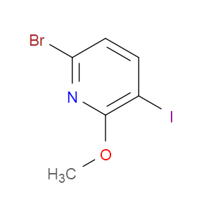 6-BROMO-3-IODO-2-METHOXYPYRIDINE