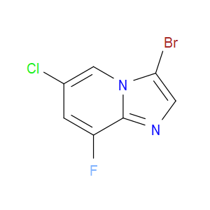 3-BROMO-6-CHLORO-8-FLUOROIMIDAZO[1,2-A]PYRIDINE