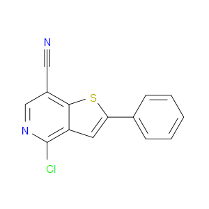 4-CHLORO-2-PHENYLTHIENO[3,2-C]PYRIDINE-7-CARBONITRILE