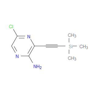 5-CHLORO-3-((TRIMETHYLSILYL)ETHYNYL)PYRAZIN-2-AMINE