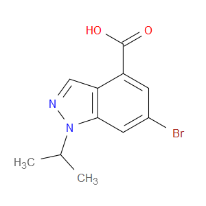 6-BROMO-1-ISOPROPYL-1H-INDAZOLE-4-CARBOXYLIC ACID - Click Image to Close