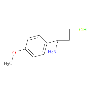 1-(4-METHOXYPHENYL)CYCLOBUTAN-1-AMINE HYDROCHLORIDE