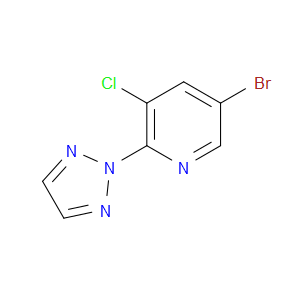 5-BROMO-3-CHLORO-2-(2H-1,2,3-TRIAZOL-2-YL)PYRIDINE