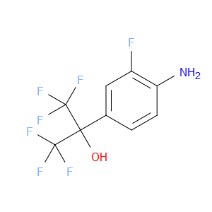 2-(4-AMINO-3-FLUOROPHENYL)-1,1,1,3,3,3-HEXAFLUOROPROPAN-2-OL - Click Image to Close