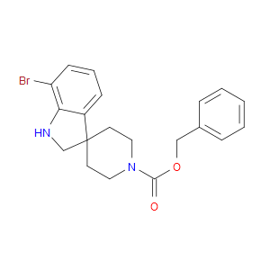BENZYL 7-BROMOSPIRO[INDOLINE-3,4'-PIPERIDINE]-1'-CARBOXYLATE