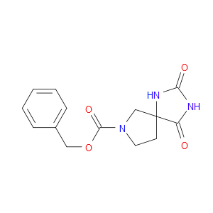 BENZYL 2,4-DIOXO-1,3,7-TRIAZASPIRO[4.4]NONANE-7-CARBOXYLATE