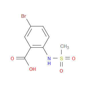 5-BROMO-2-(METHYLSULFONAMIDO)BENZOIC ACID - Click Image to Close