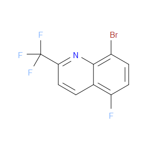 8-BROMO-5-FLUORO-2-(TRIFLUOROMETHYL)QUINOLINE - Click Image to Close