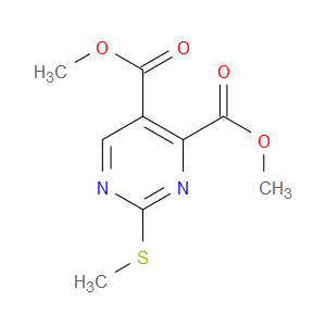 DIMETHYL 2-(METHYLTHIO)-4,5-PYRIMIDINEDICARBOXYLATE
