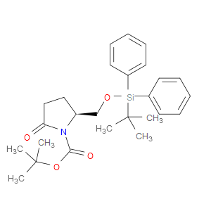 (S)-TERT-BUTYL 2-(((TERT-BUTYLDIPHENYLSILYL)OXY)METHYL)-5-OXOPYRROLIDINE-1-CARBOXYLATE