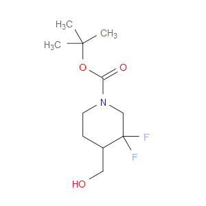 TERT-BUTYL 3,3-DIFLUORO-4-(HYDROXYMETHYL)PIPERIDINE-1-CARBOXYLATE - Click Image to Close