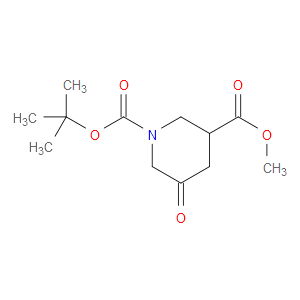 1-TERT-BUTYL 3-METHYL 5-OXOPIPERIDINE-1,3-DICARBOXYLATE - Click Image to Close