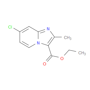 ETHYL 7-CHLORO-2-METHYLIMIDAZO[1,2-A]PYRIDINE-3-CARBOXYLATE