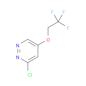 3-CHLORO-5-(2,2,2-TRIFLUOROETHOXY)PYRIDAZINE